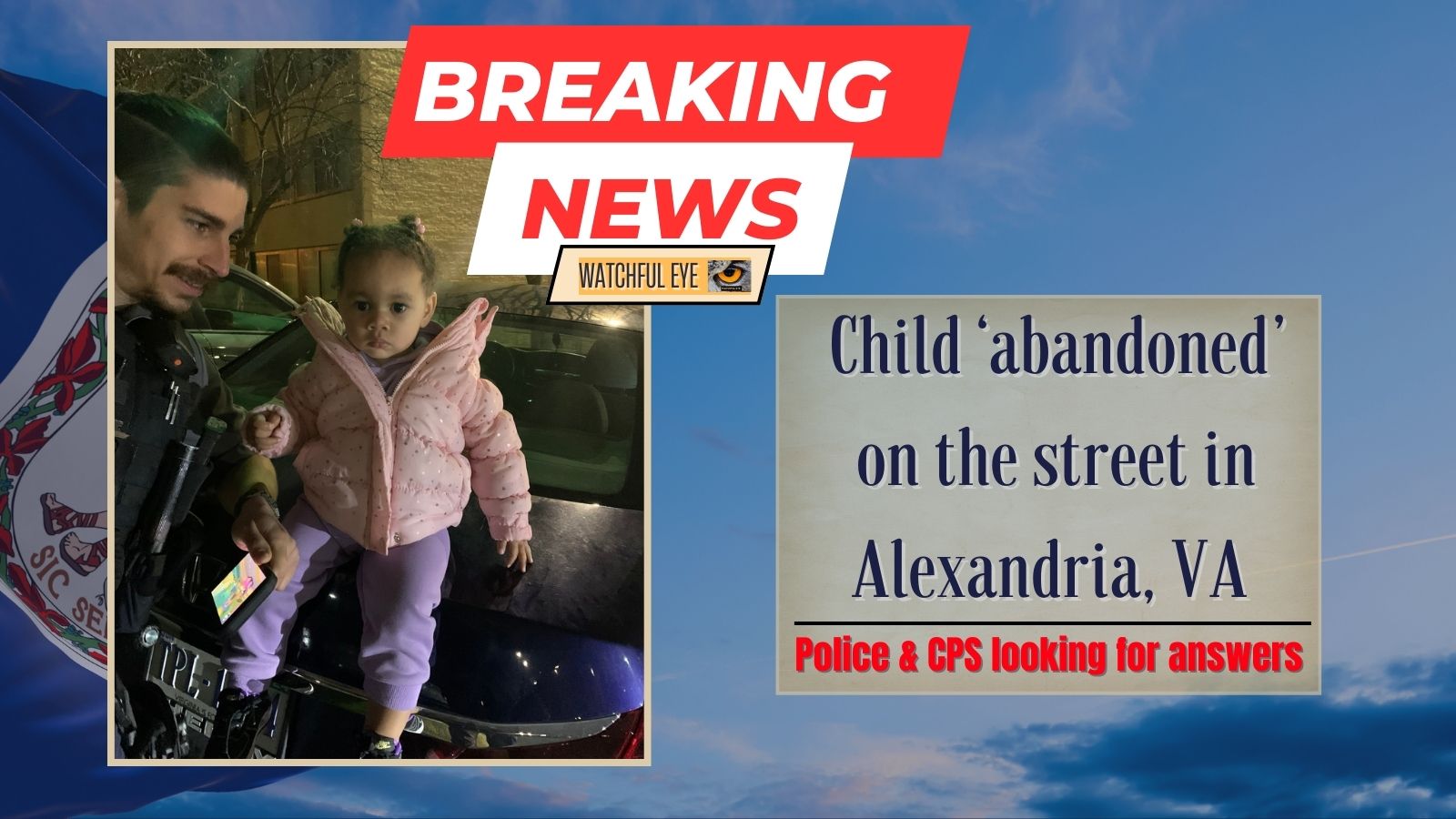 Alexandria police asking for tips on abandoned baby