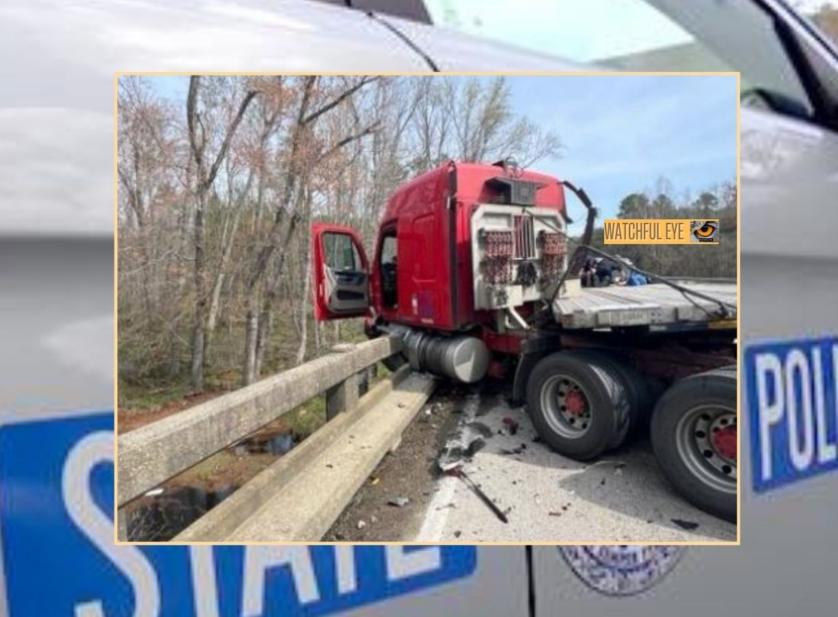 Tractor-trailer crashes into medical transport, Tappahannock man flown out